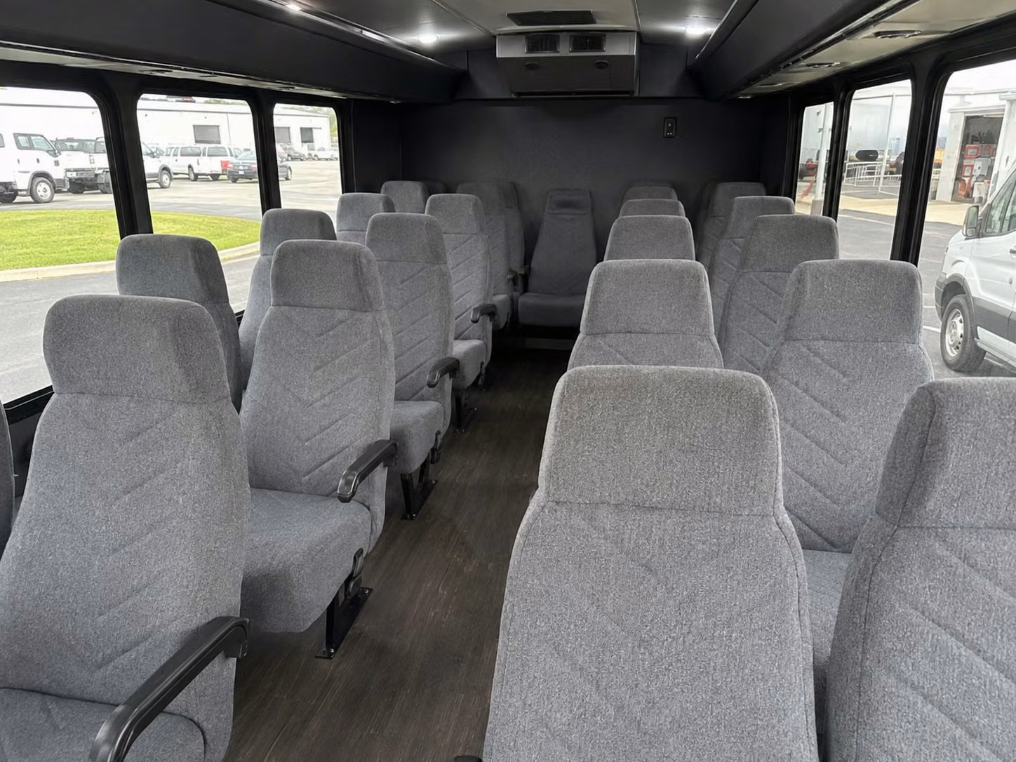 15 passenger minibus interior
