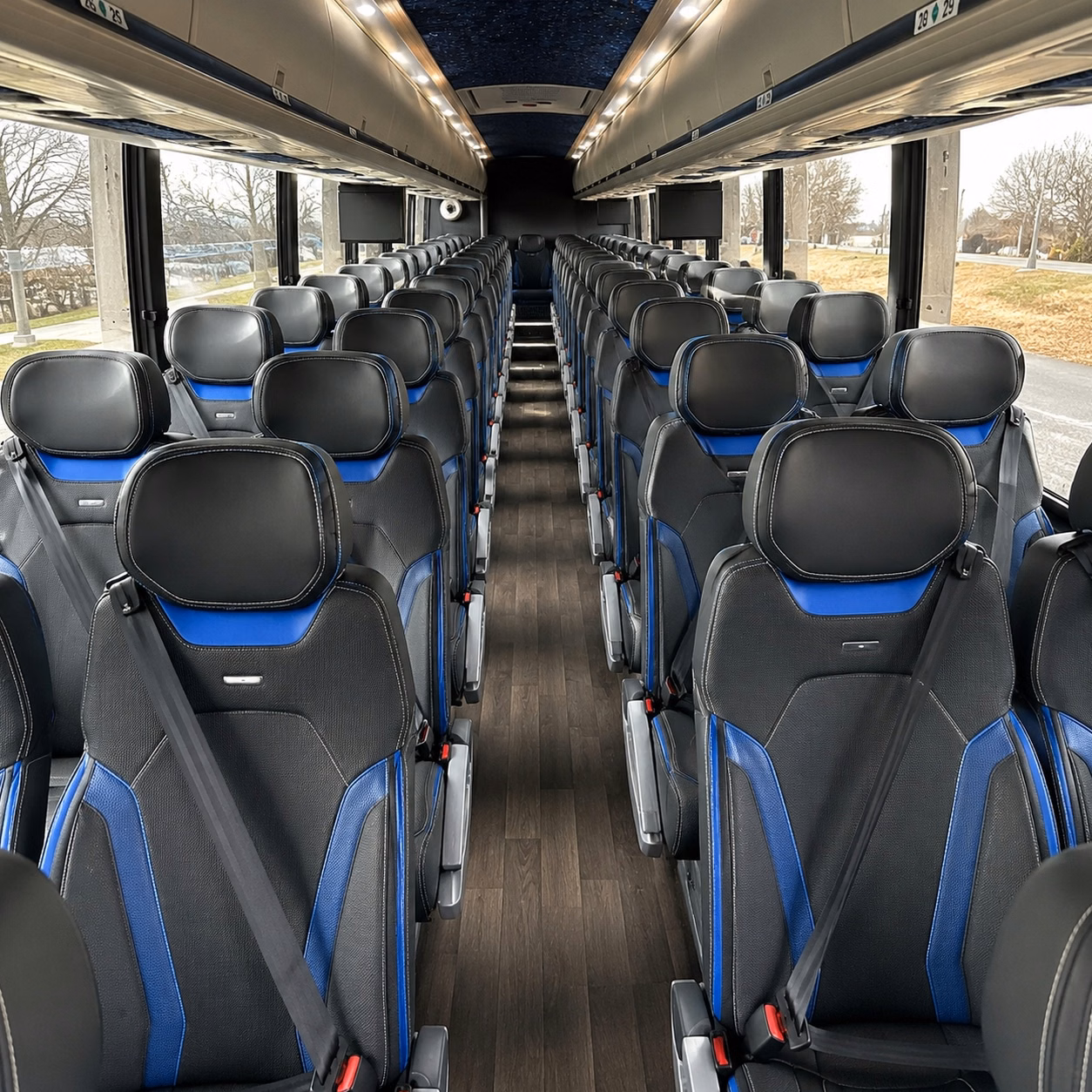 north port charter bus interior gallery