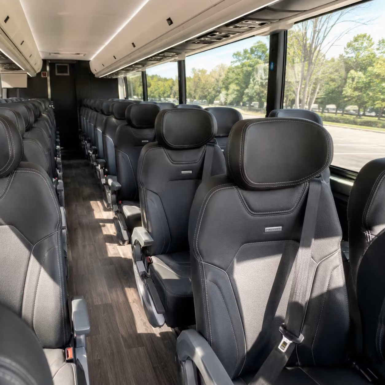north port charter bus rental inside