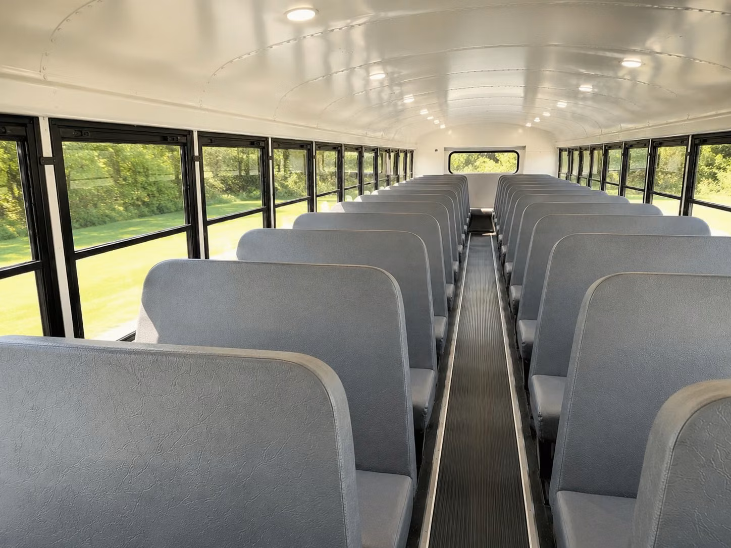 school bus interior